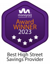 Moneynet Best High Street Savings Provider 2023
