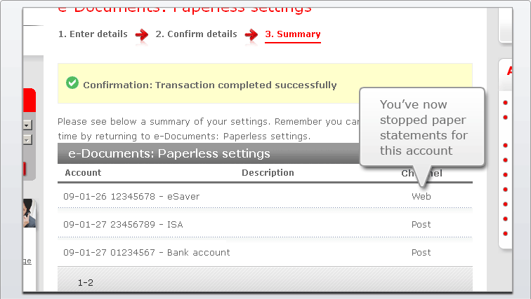 Santander Online Banking Demo