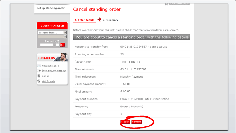 Santander Online Banking Demo