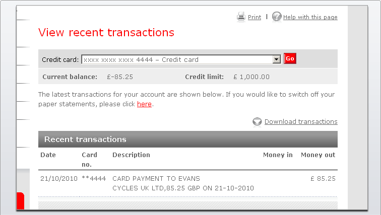 Santander credit card exchange rate