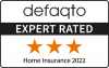 defaqto Expert Rated Home Insurance 2022 - 3 star