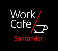 What can you do at a Santander Work Café?