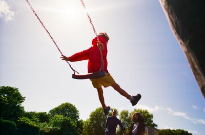 Boy on swing Boy on swing
