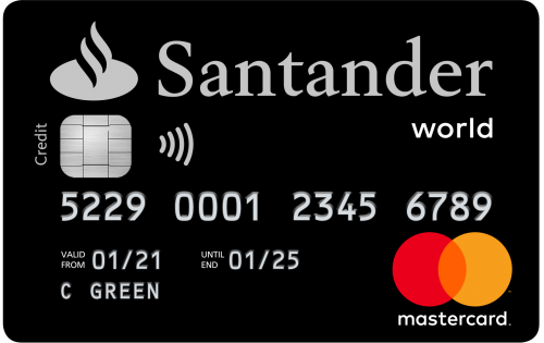 A picture of Santanders All in One Credit Card