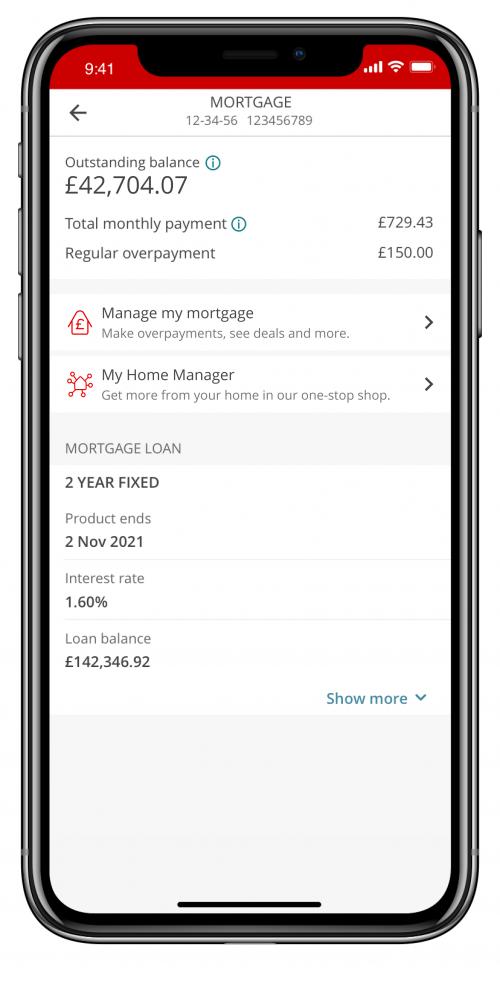 Managing your mortgage online Santander UK