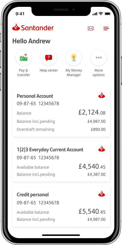 The lightbulb button to access My Money Manger is in the top right corner of the Mobile Banking app's homepage 