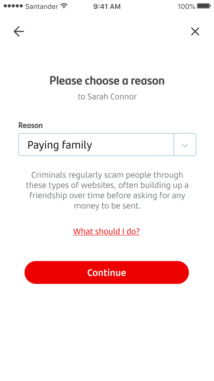 Making a payment | Santander UK