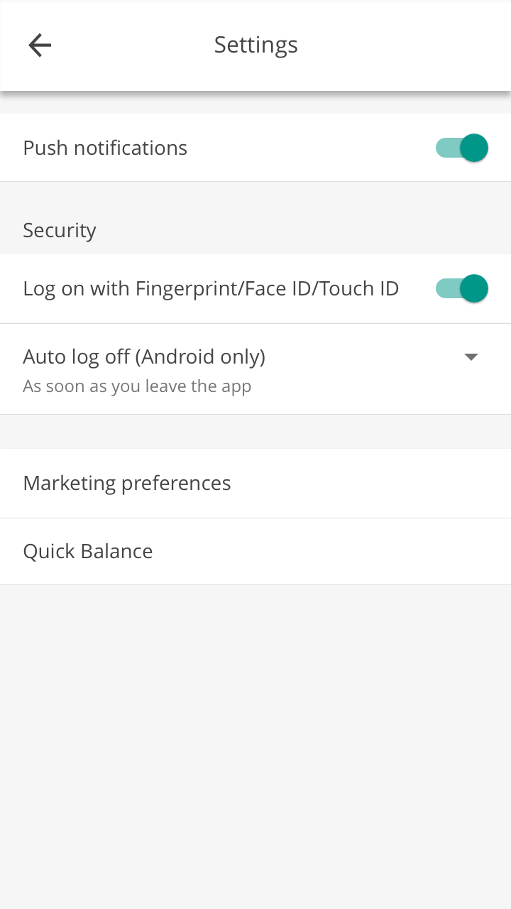 After this, it can be updated under ‘Settings’ in the ‘More’ tab.