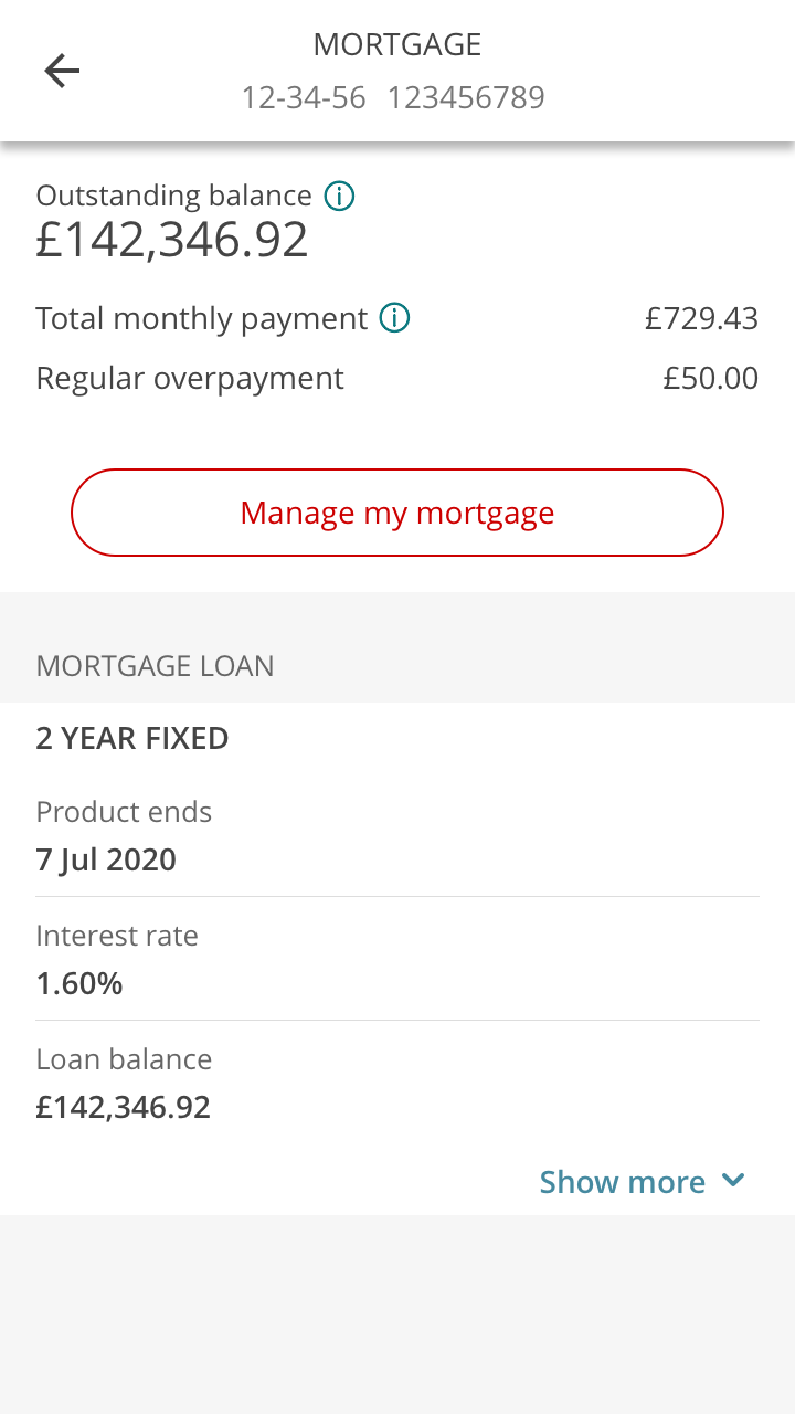 Santander mortgages shop