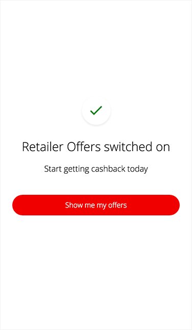 Retailer Offers is activated.