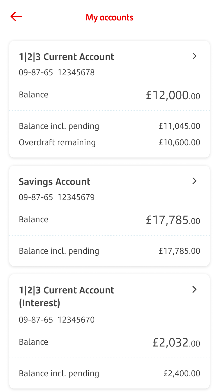 3-Select Account.png My accounts screen