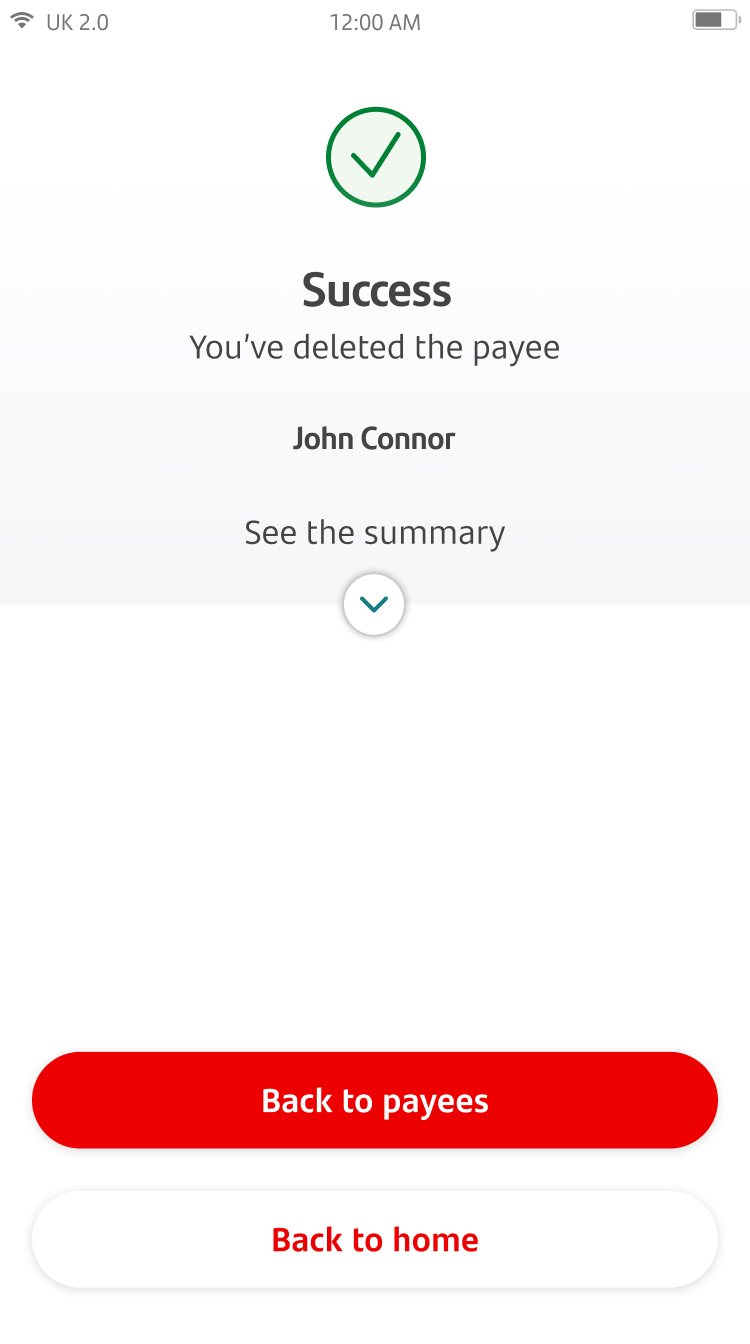 6-Delete Payee - Success.png Success screen showing summary of deleted payee.