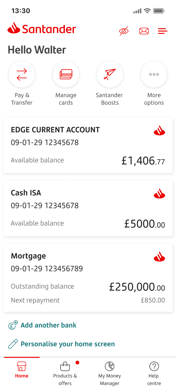 Manage your ISA | Santander UK