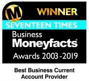 Moneyfacts Best Business Current Account Provider 17 times