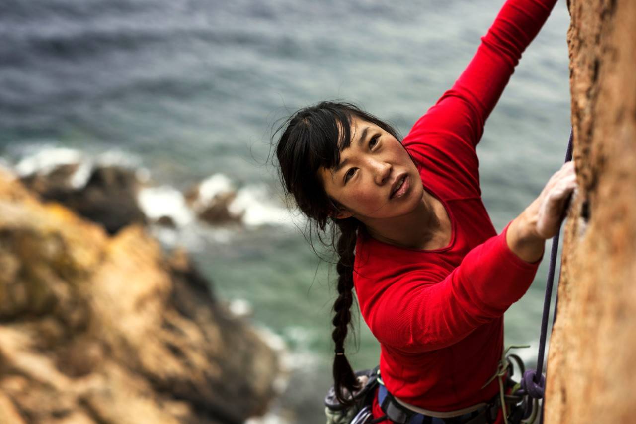 Image of a rock climber.